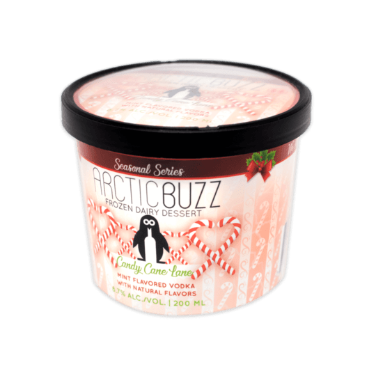 Arctic Buzz Candy Cane Lane Ice Cream